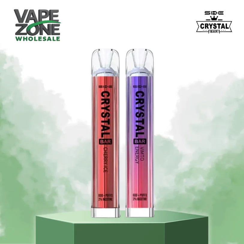 SKE Crystal Bar 600 Box of 10 – £21.90 | VapeZone Wholesale