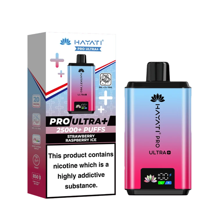 Hayati Pro Ultra Plus 25000 Prefilled Pod Kit | Box of 5