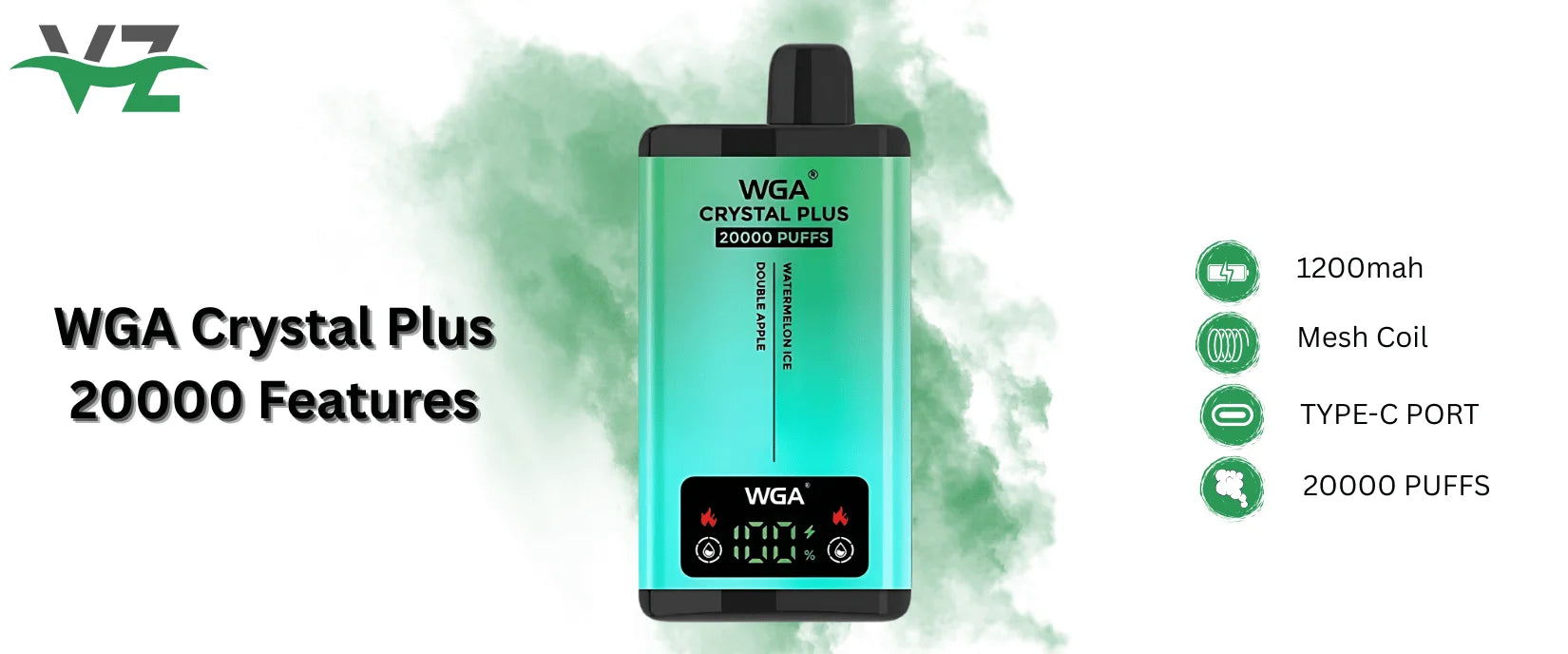 WGA crystal plus 20000 box of 10 features