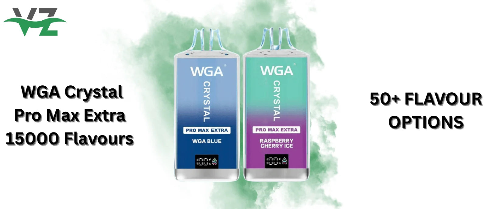 WGA Crystal Pro Max Extra 15000 Box of 10 flavours