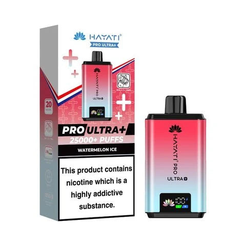 Hayati Pro Ultra Plus 25000 Prefilled Pod Kit | Box of 5