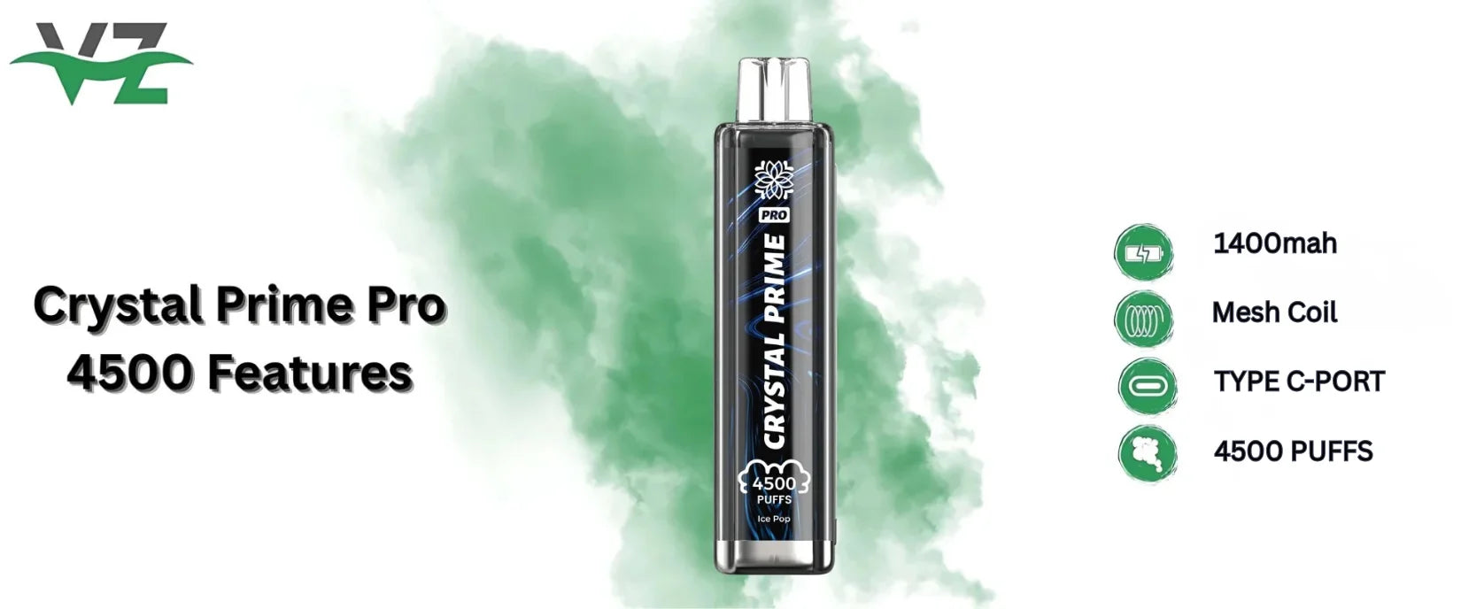 crystal prime pro 4500 featuress