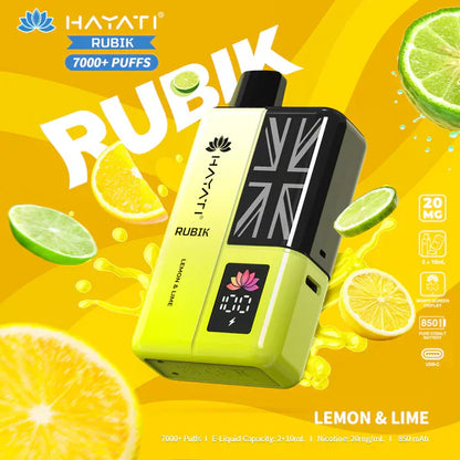 Hayati Rubik 7000 Puffs Pre-Filled Pod Kit - Box of 5