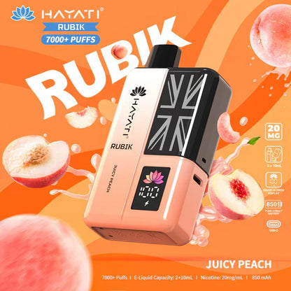 Hayati Rubik 7000 Puffs Pre-Filled Pod Kit - Box of 5