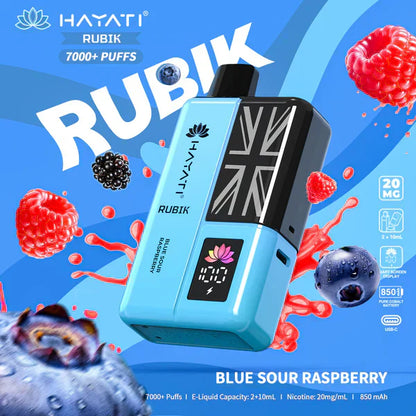 Hayati Rubik 7000 Puffs Pre-Filled Pod Kit - Box of 5