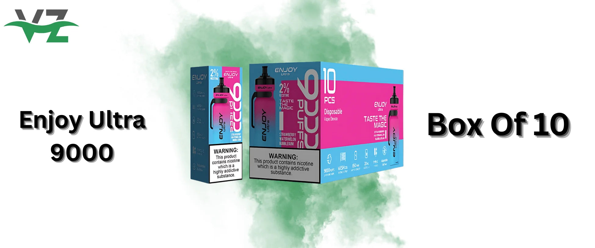 Enjoy Ultra 9000 Disposable Vape | Box of 10 Enjoy Ultra 9000 Disposable Vape | Box of 10