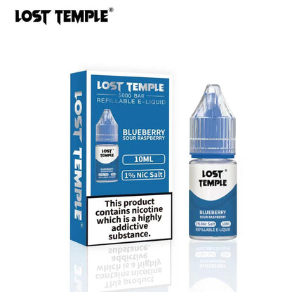 Lost Temple Nic Salts 10ml - Box of 10-Blueberry Sour Raspberry-vapeukwholesale