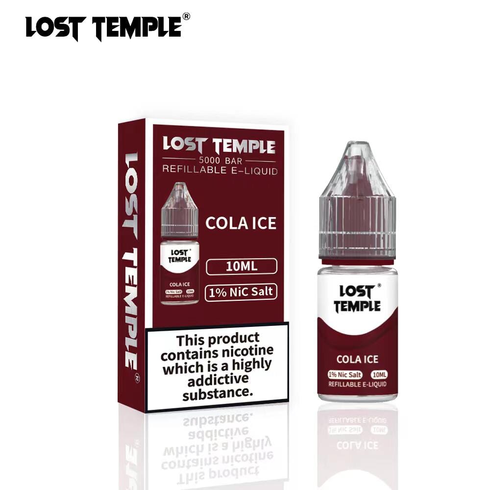 Lost Temple Nic Salts 10ml - Box of 10-Cola Ice-vapeukwholesale