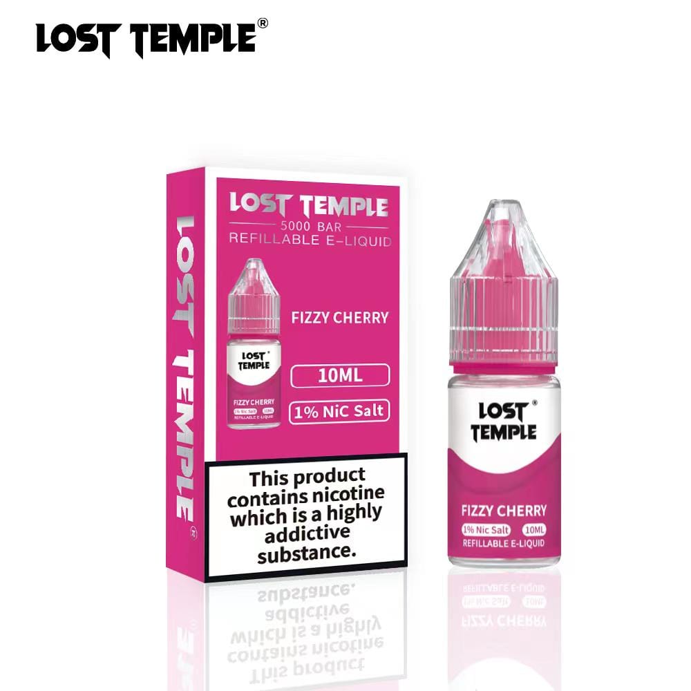 Lost Temple Nic Salts 10ml - Box of 10-Fizzy Cherry-vapeukwholesale