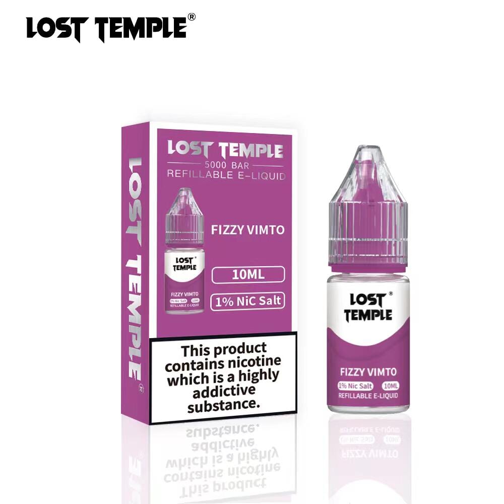 Lost Temple Nic Salts 10ml - Box of 10-Fizzy VMT-vapeukwholesale