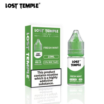 Lost Temple Nic Salts 10ml - Box of 10-Fresh Mint-vapeukwholesale