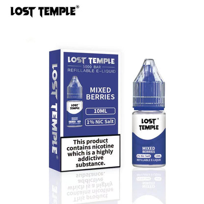 Lost Temple Nic Salts 10ml - Box of 10-Mixed Berries-vapeukwholesale