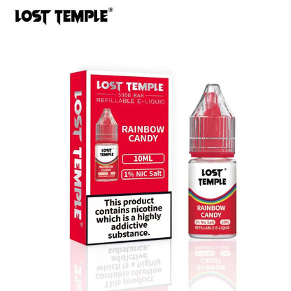 Lost Temple Nic Salts 10ml - Box of 10-Rainbow Candy-vapeukwholesale